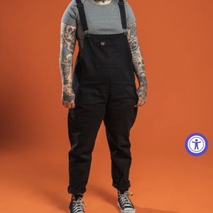 Girrlscout The Billie Overalls - Black Medium